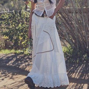 BRAND NEW: Free People Night Fall Maxi Skirt Sz 2